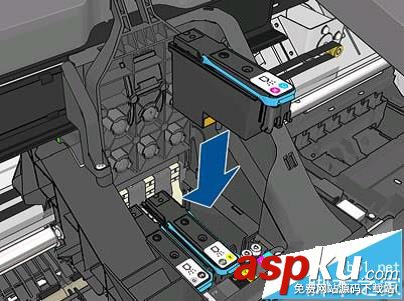 HP Designjet T790打印機怎么安裝打印頭? HP,打印機,打印頭