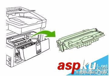 惠普HP M5025一體機怎么更換耗材(碳粉盒)? 惠普M5025