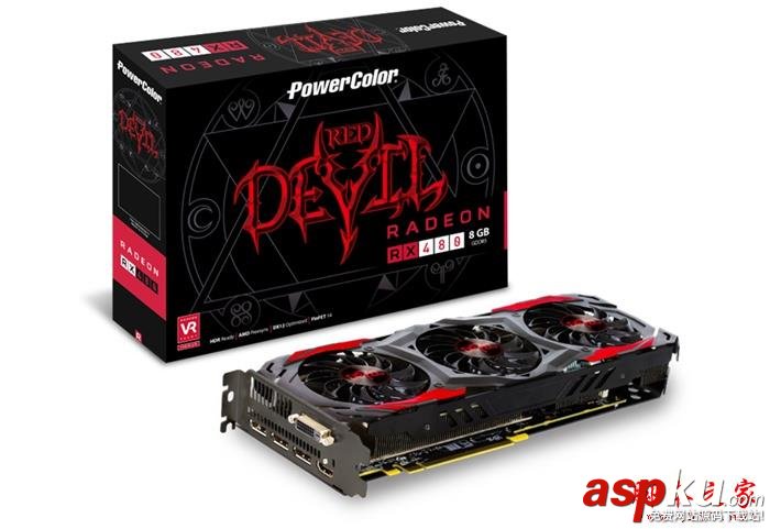 迪蘭紅魔版Red Devil RX 480售價及性能規格詳解 迪蘭,紅魔,Red,Devil,RX480,規格,非公版