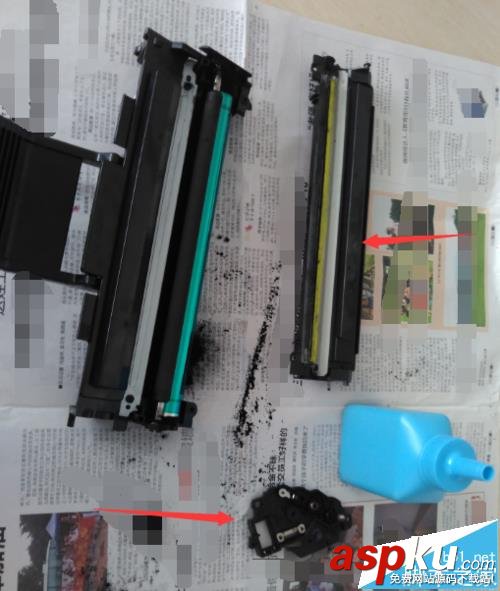 三星4521打印機墨粉用盡怎么硒鼓加墨粉? 三星4521,打印機,硒鼓,墨粉