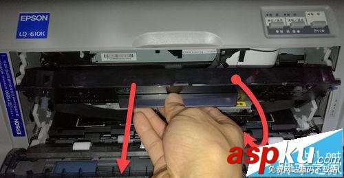 愛普生針式打印機610k怎么安裝色帶? 打印機色帶的安裝教程 愛普生,LQ610K,色帶,打印機