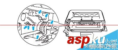 激光打印機,打印黑色
