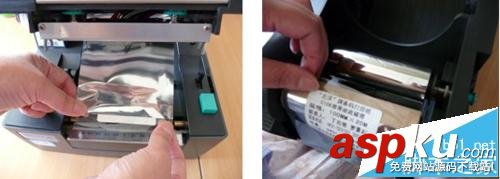 北洋條碼2100e打印機怎么自己更換色帶? 北洋,條碼打印機
