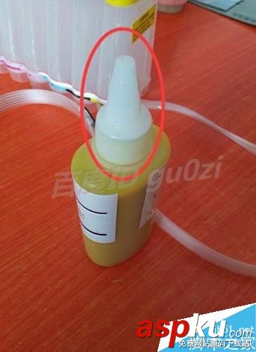 空的連續供墨系統添加墨水墨盒及抽出空氣的操作方法 連續供墨系統,墨水,墨盒