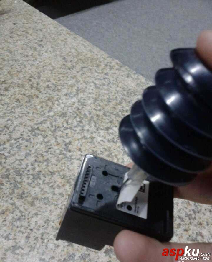 惠普1050打印機怎么給墨盒加墨? 惠普1050,打印機,墨盒