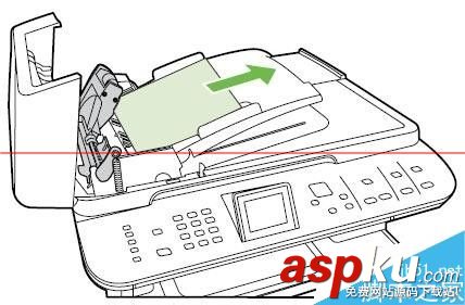 惠普打印機卡紙,ADF卡紙