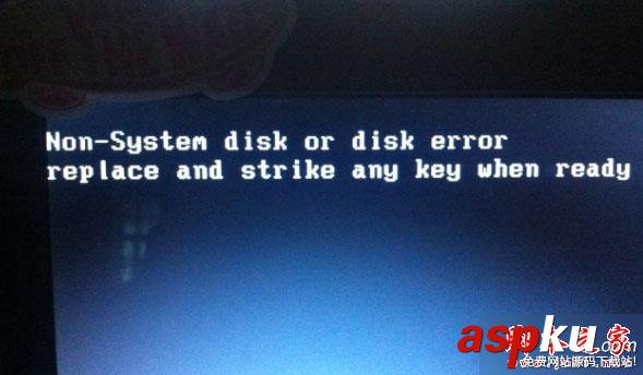 win7系統,開機,黑屏,Non-system