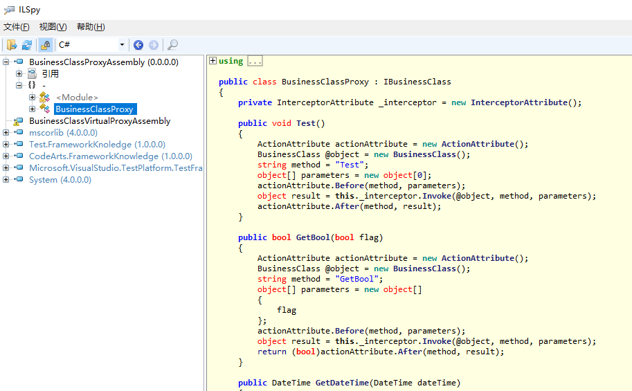 AOP,靜態(tài)代理,動態(tài)代理,Emit