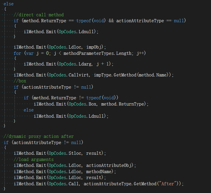AOP,靜態(tài)代理,動態(tài)代理,Emit