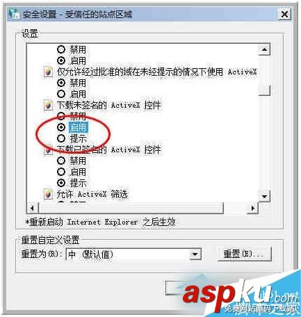 Win7系統無法安裝ActiveX控件的解決方法 Win7,ActiveX,控件