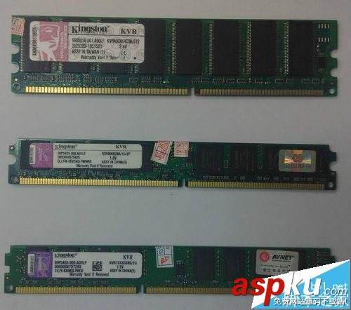 DDR1,DDR2,DDR3,內存條