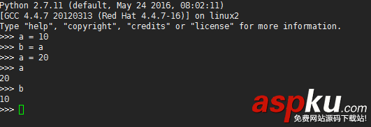 python,變量賦值,變量,賦值