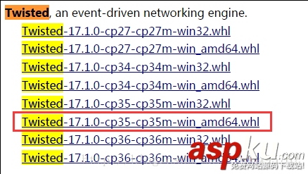 Python3安裝Scrapy,Python安裝Scrapy