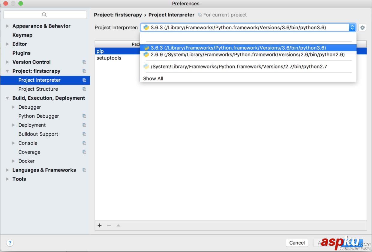 Mac中Python 3環境下安裝scrapy的方法教程 mac,scrapy,python3,python,安裝