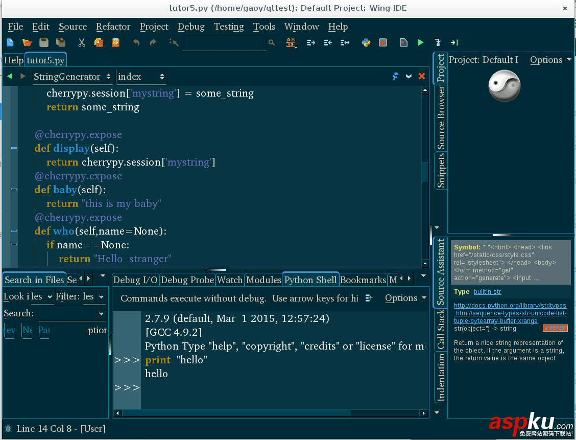 好用的Python編輯器WingIDE的使用經驗總結 wingware,python,ide,wing,wingide,python3