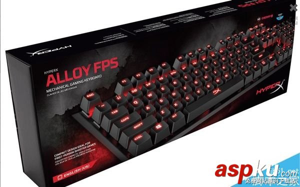 金士頓HyperX全新游戲機械鍵盤發布:采用櫻桃青軸 金士頓,機械鍵盤