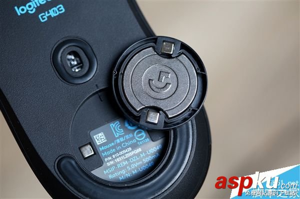 羅技有線版G403游戲鼠標圖賞:支持1680萬色RGB燈光 羅技,游戲,鼠標