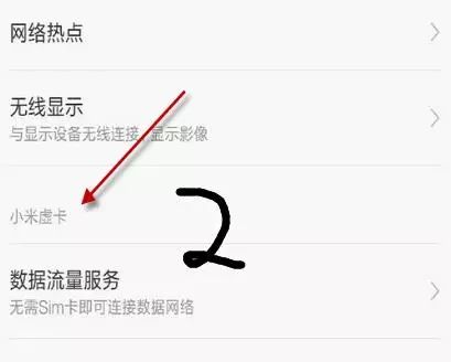 小米虛卡（虛擬SIM卡）怎么使用？