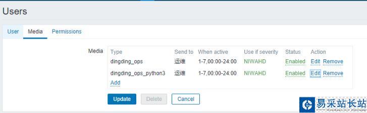 python3 zabbix告警推送釘釘
