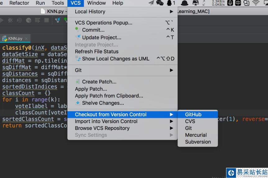 pycharm 使用git版本管理以及同步github