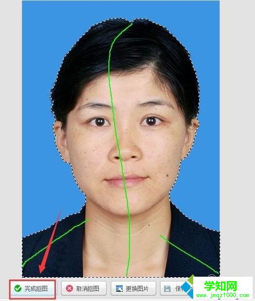 xp系統(tǒng)下使用美圖秀秀將藍(lán)底照片改成白底的方法 xp系統(tǒng)下使用美圖秀秀將藍(lán)底照片改成白底的方法