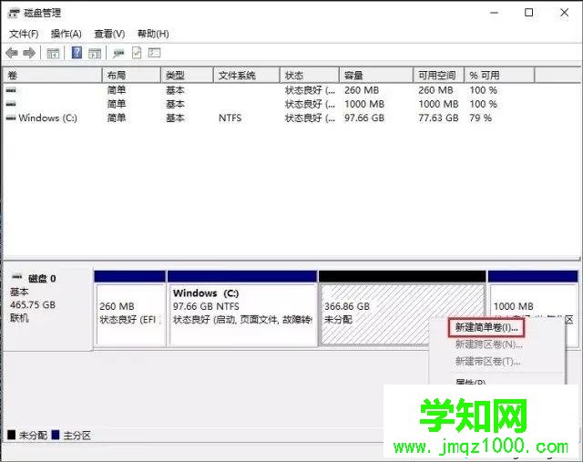 預裝win10系統Thinkpad筆記本只有一個C盤怎么分區