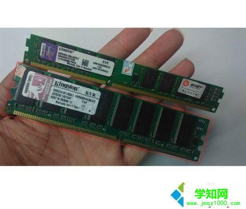 教你區(qū)分DDR1 DDR2 DDR3內(nèi)存條的方法