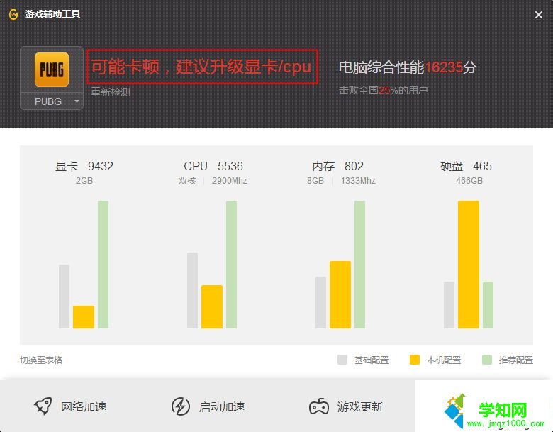 我的電腦能不能玩吃雞？檢測電腦配置能否玩絕地求生的方法