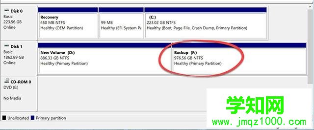 給Windows10專業(yè)版系統(tǒng)分區(qū)的方法