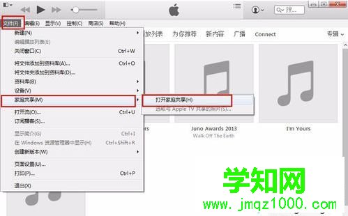 電腦中如何通過iTunes設置蘋果設備家庭共享功能3