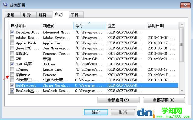 圖文詳解怎么取消開機自動啟動軟件(win7 xp都適用)