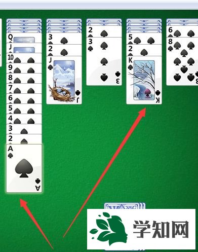 xp系統自帶蜘蛛紙牌怎么玩