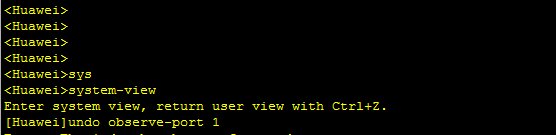 華為,交換機,端口