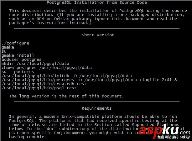CentOS 6.3下PostgreSQL 的安裝與配置