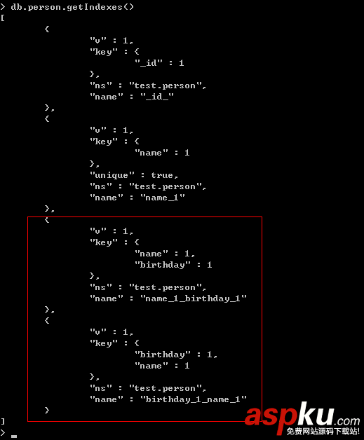 8天學會MongoDB——第四天 索引操作 MongoDB,索引操作