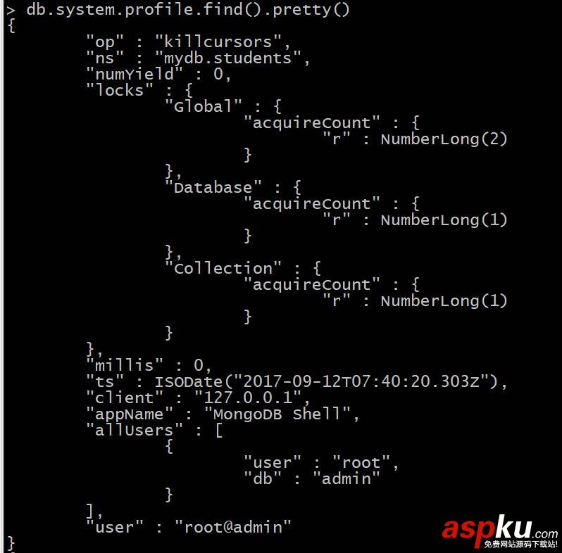 MongoDB如何查詢耗時記錄的方法詳解 mongodb,查詢耗時,查詢記錄,查詢