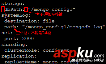 mongodb,3.4,配置文件,mongodb3.4的配置文件,mongodb3