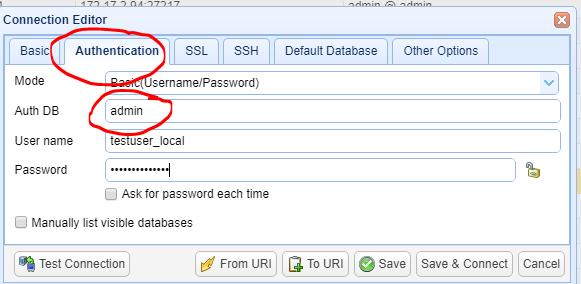 MongoDB,系統數據庫,local,創建用戶