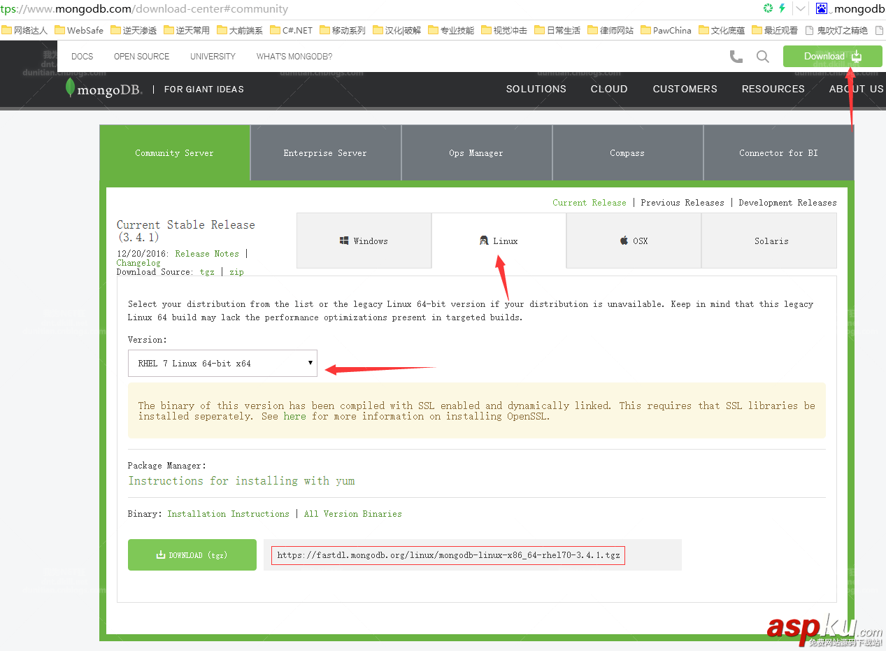 CentOS 安裝 Mogodb的步驟(在線離線兩種) CentOS,安裝,Mogodb
