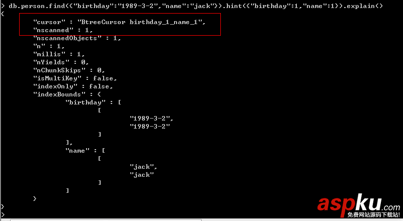 8天學會MongoDB——第四天 索引操作 MongoDB,索引操作