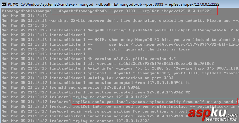 mongodb,主從復制