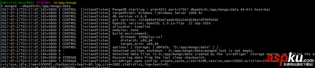 MongoDB,數據庫基礎