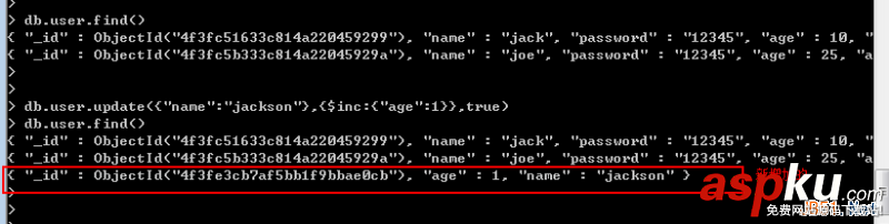 MongoDB入門教程之細說MongoDB數據庫的增刪查改操作