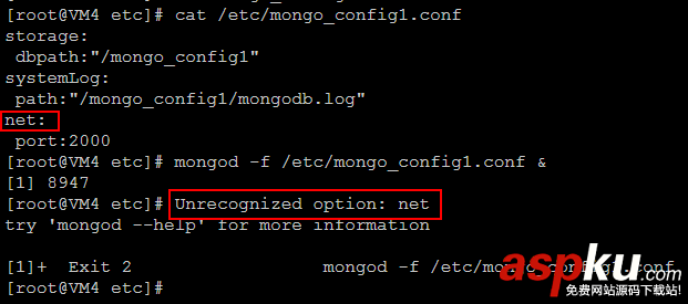 mongodb,3.4,配置文件,mongodb3.4的配置文件,mongodb3