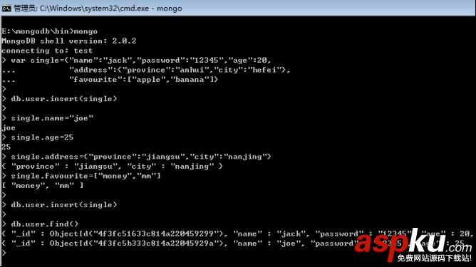 mongodb增刪改查,mongodb的增刪改查