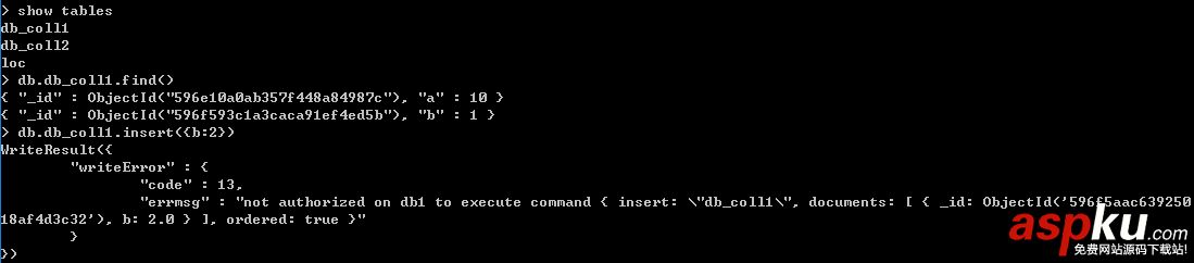 MongoDB安全及身份認(rèn)證(實(shí)例講解) 身份認(rèn)證,MongoDB