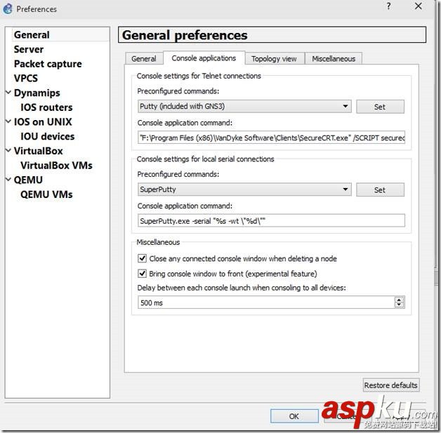 使用GNS3和Cisco IOU搭建路由交換實驗-概念篇 GNS3,Cisco,IOU