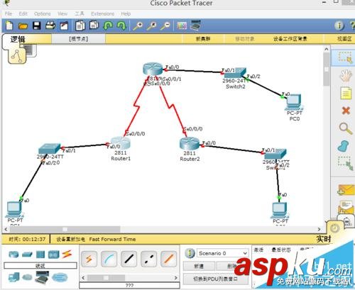 思科模擬器,動(dòng)態(tài)路由RIP
