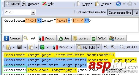 coolcode轉SyntaxHighlighter與Mysql正則表達式實現分析 coolcode轉SyntaxHighlighter與Mysql正則表達式實現分析
