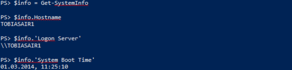 PowerShell,系統(tǒng)信息,函數(shù)